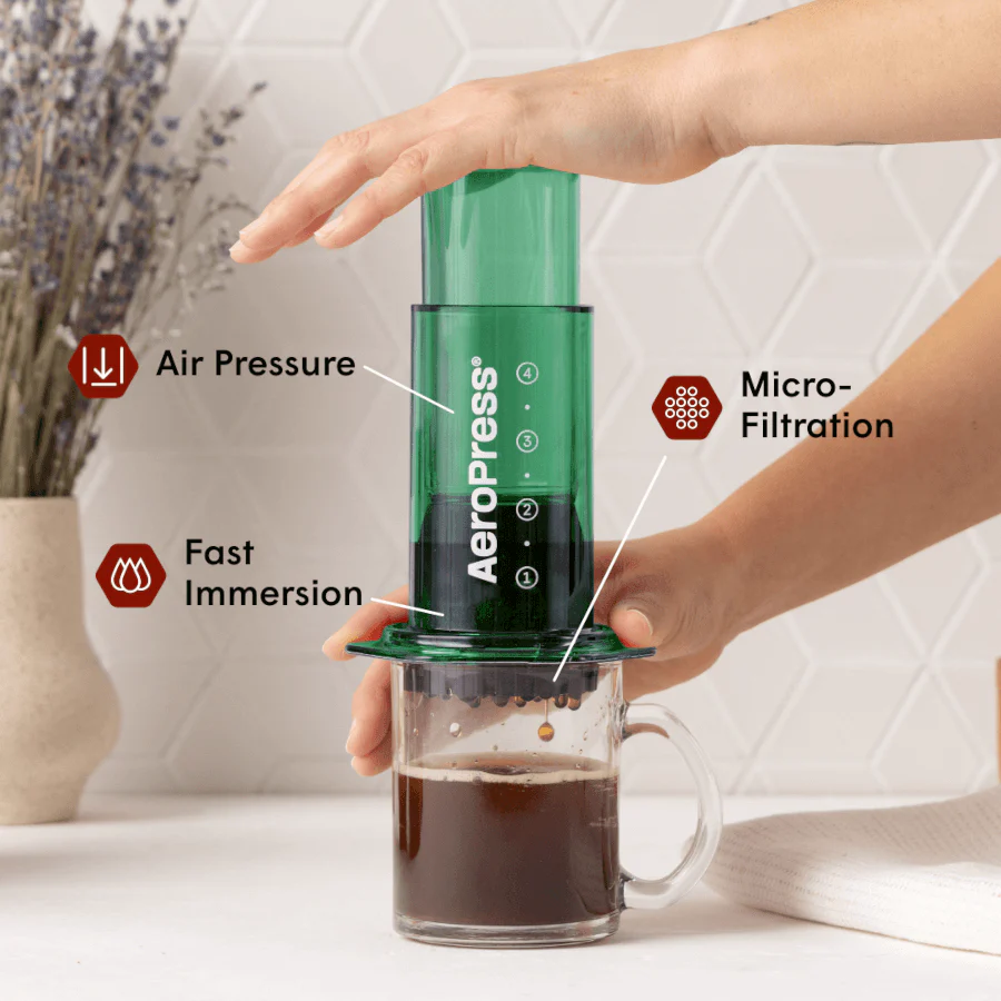 AeroPress Coffee Maker - Clear & Colors - Image 17