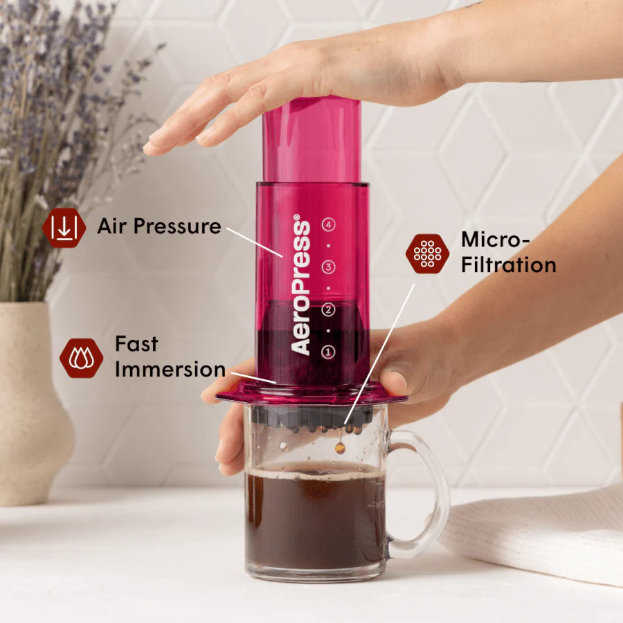 AeroPress Coffee Maker - Clear & Colors - Image 22