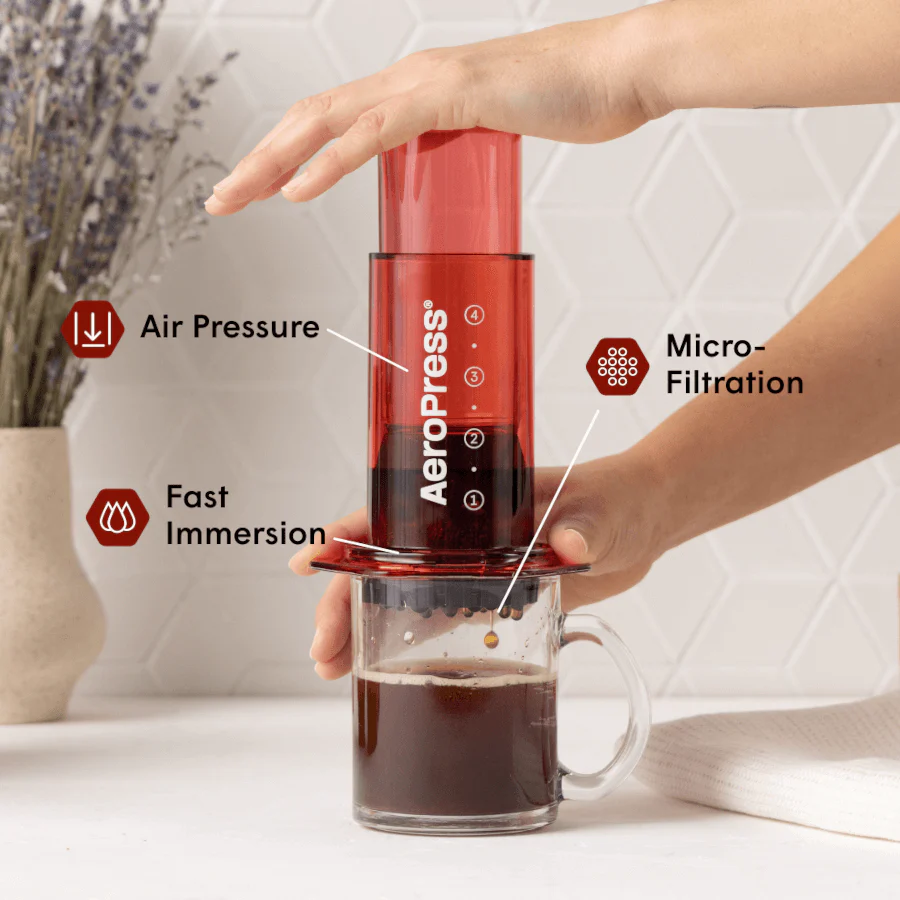 AeroPress Coffee Maker - Clear & Colors - Image 32