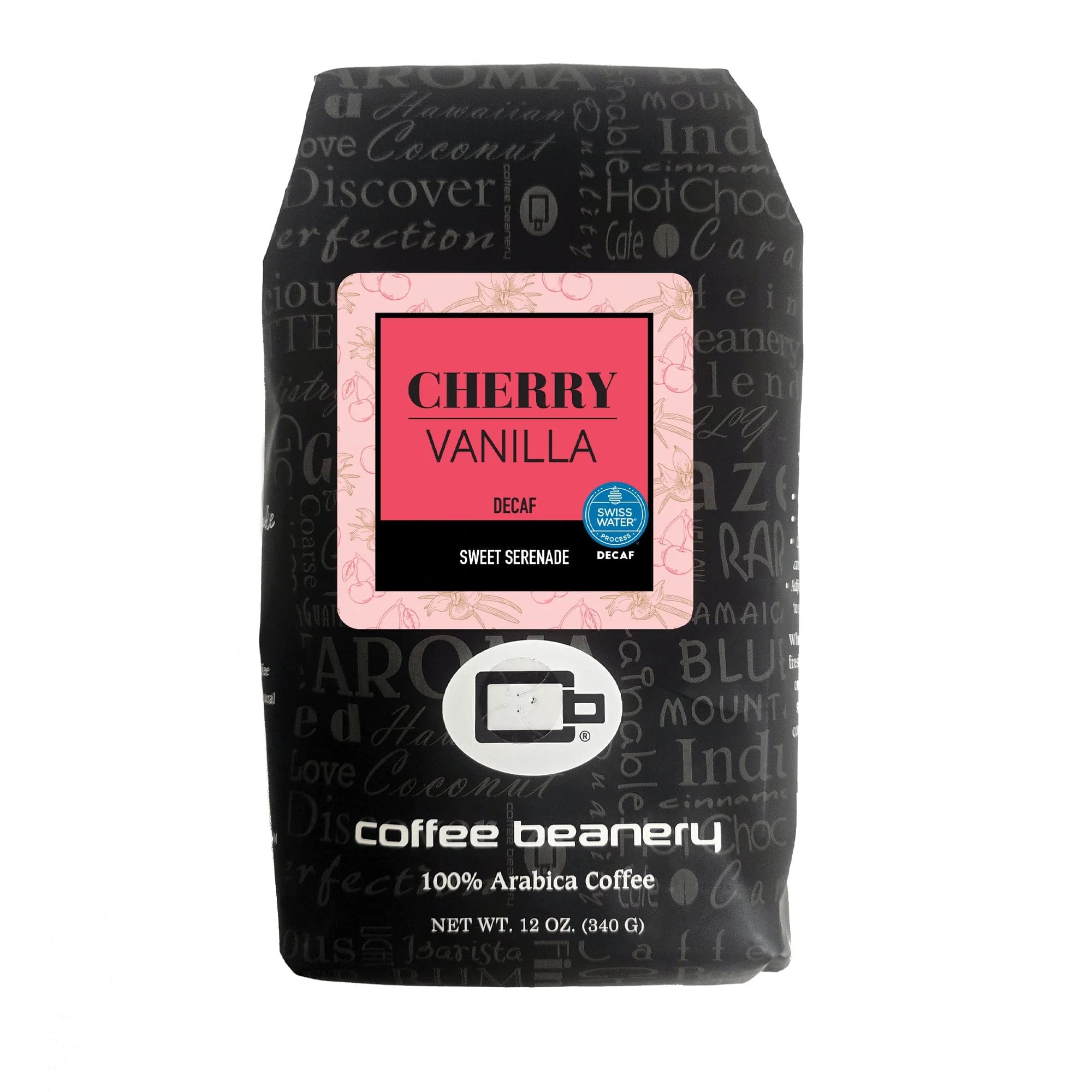 Cherry Vanilla Flavored Swiss Water Process Decaf Coffee