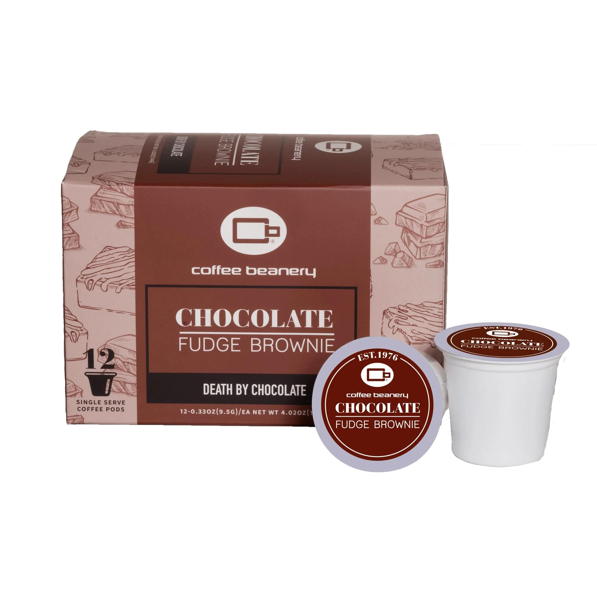 Chocolate Fudge Brownie Flavored Coffee Pods