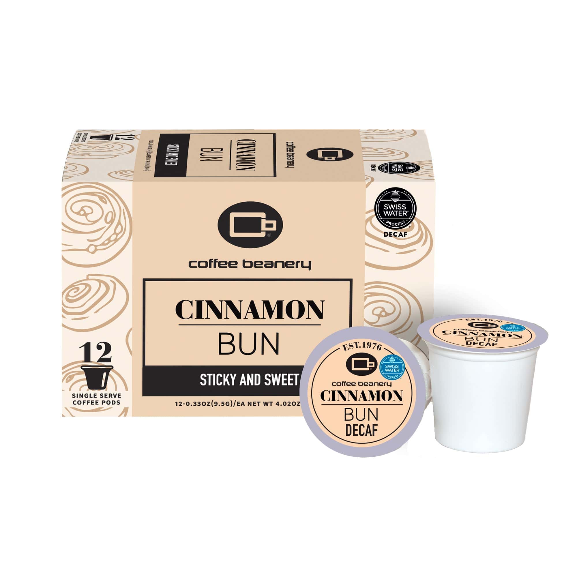 Cinnamon Bun Flavored Swiss Water Process Decaf Coffee - Image 2
