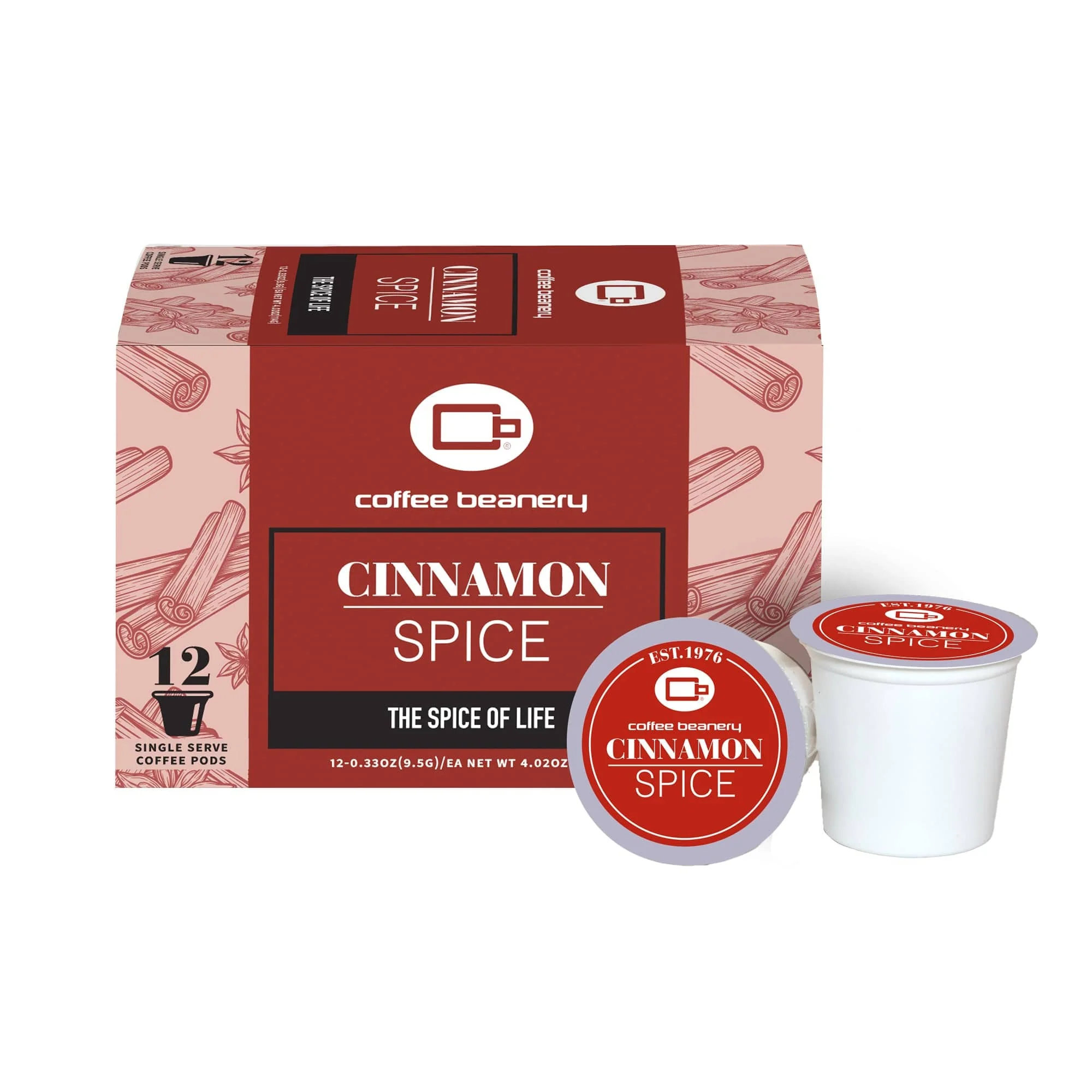 Cinnamon Spice Flavored Coffee Pods