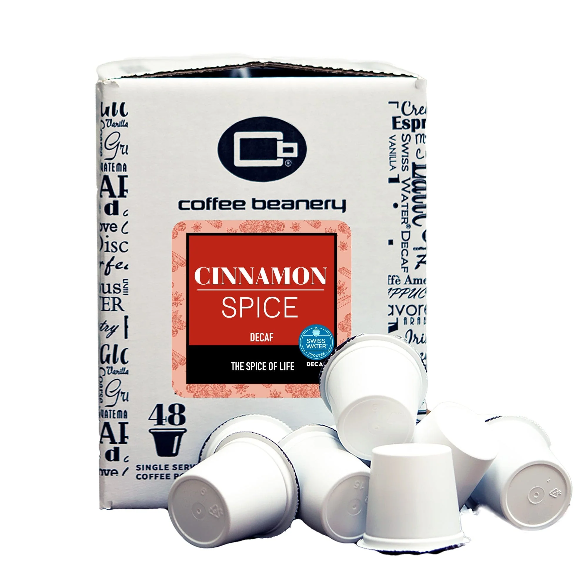 Cinnamon Spice Flavored Decaf Coffee Pods - Image 2
