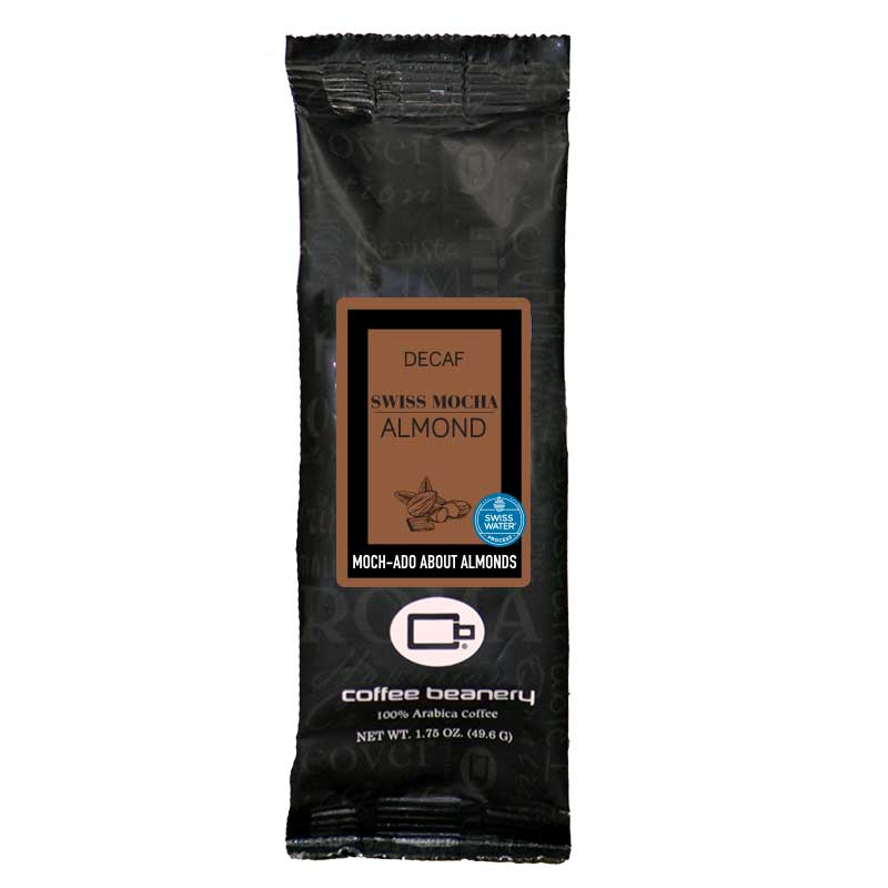 Dark Chocolate Almond Flavored SWP Decaf Coffee - Image 2