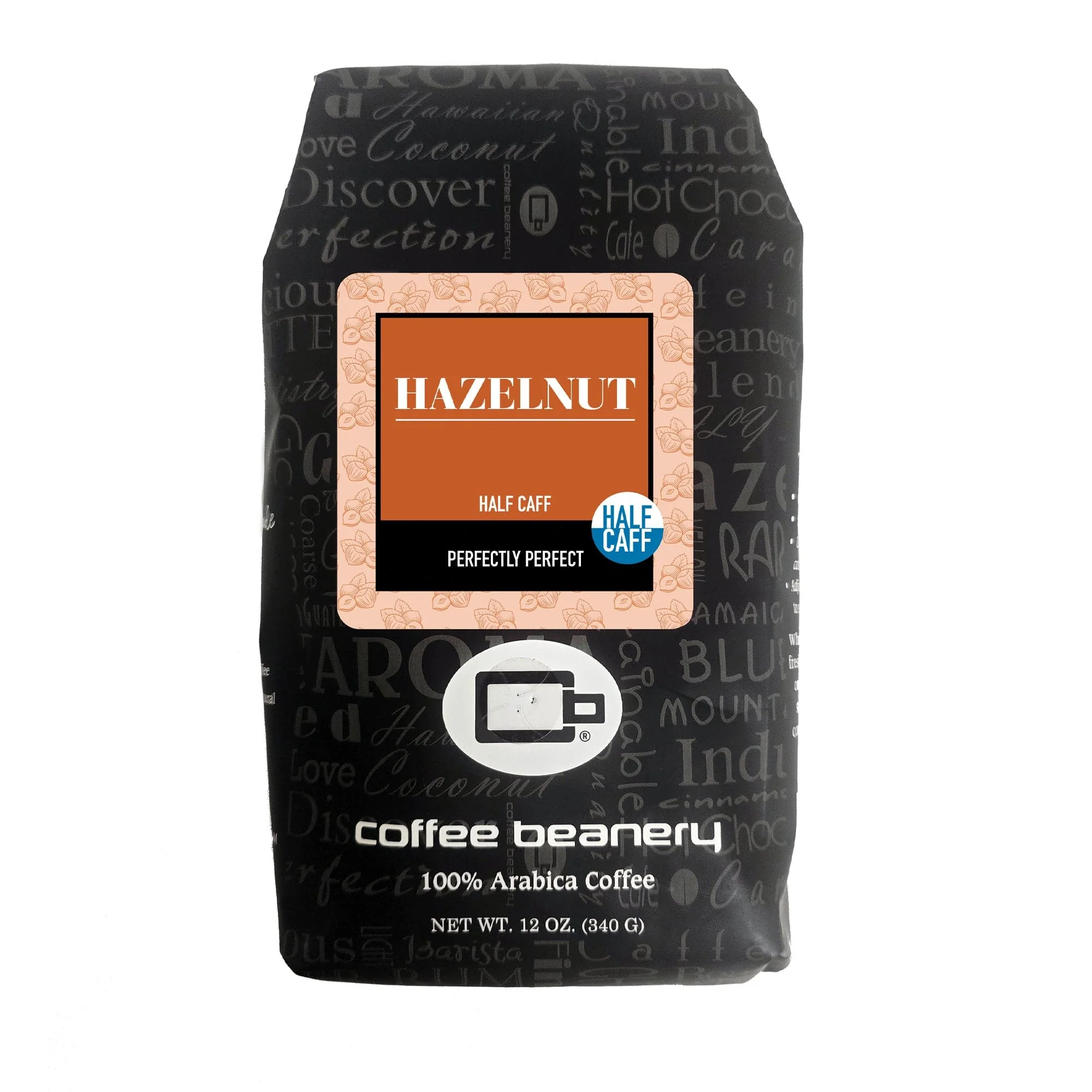 Half Caff Hazelnut Flavored Coffee