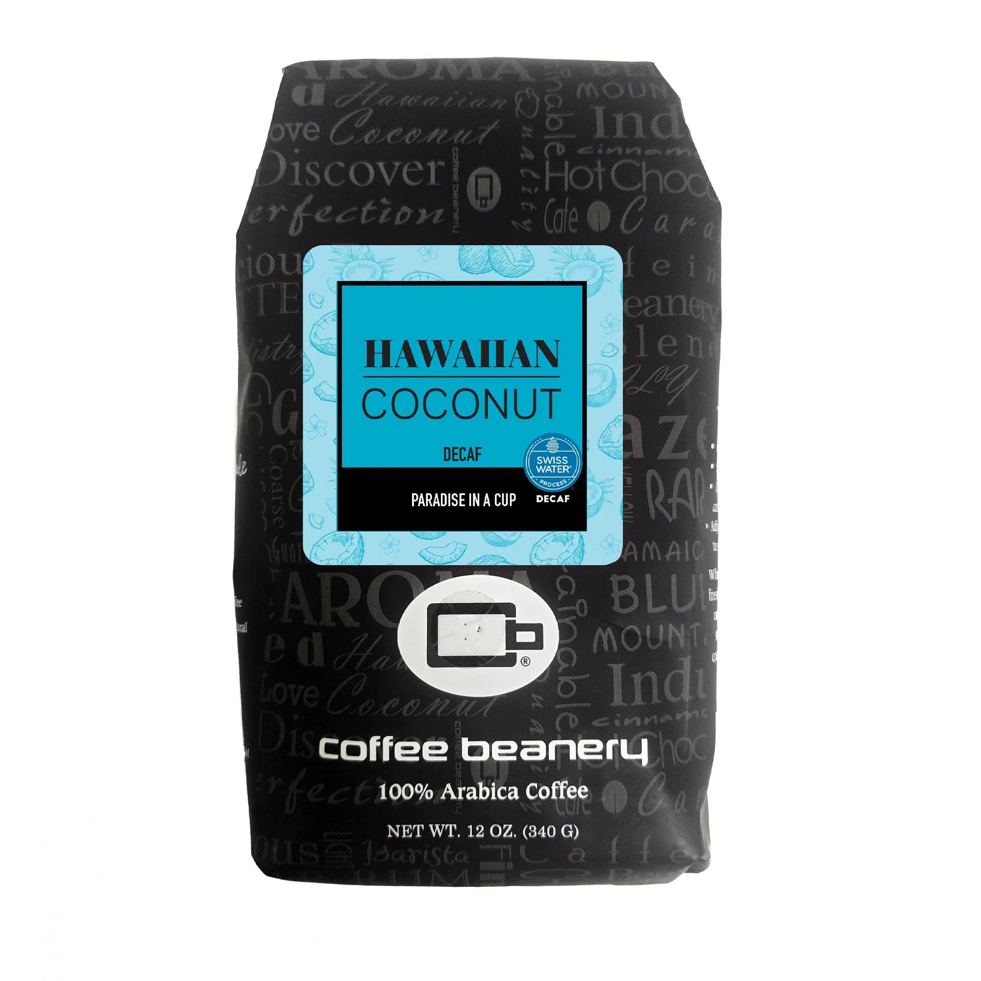 Hawaiian Coconut Swiss Water Process Decaf Flavored Coffee