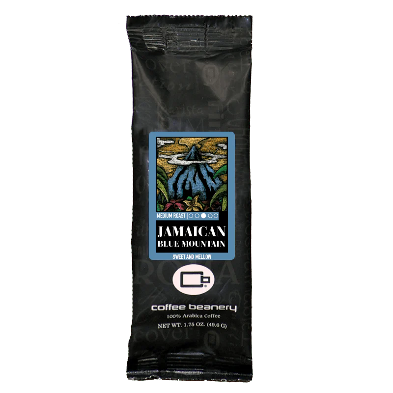 Jamaican Blue Mountain Specialty Coffee | 100% Authentic  | 1.75oz One Pot Sampler
