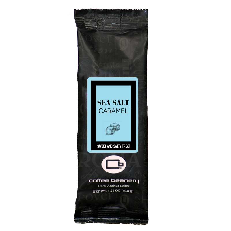 Sea Salt Caramel Flavored Coffee | 1.75 oz One Pot Sampler
