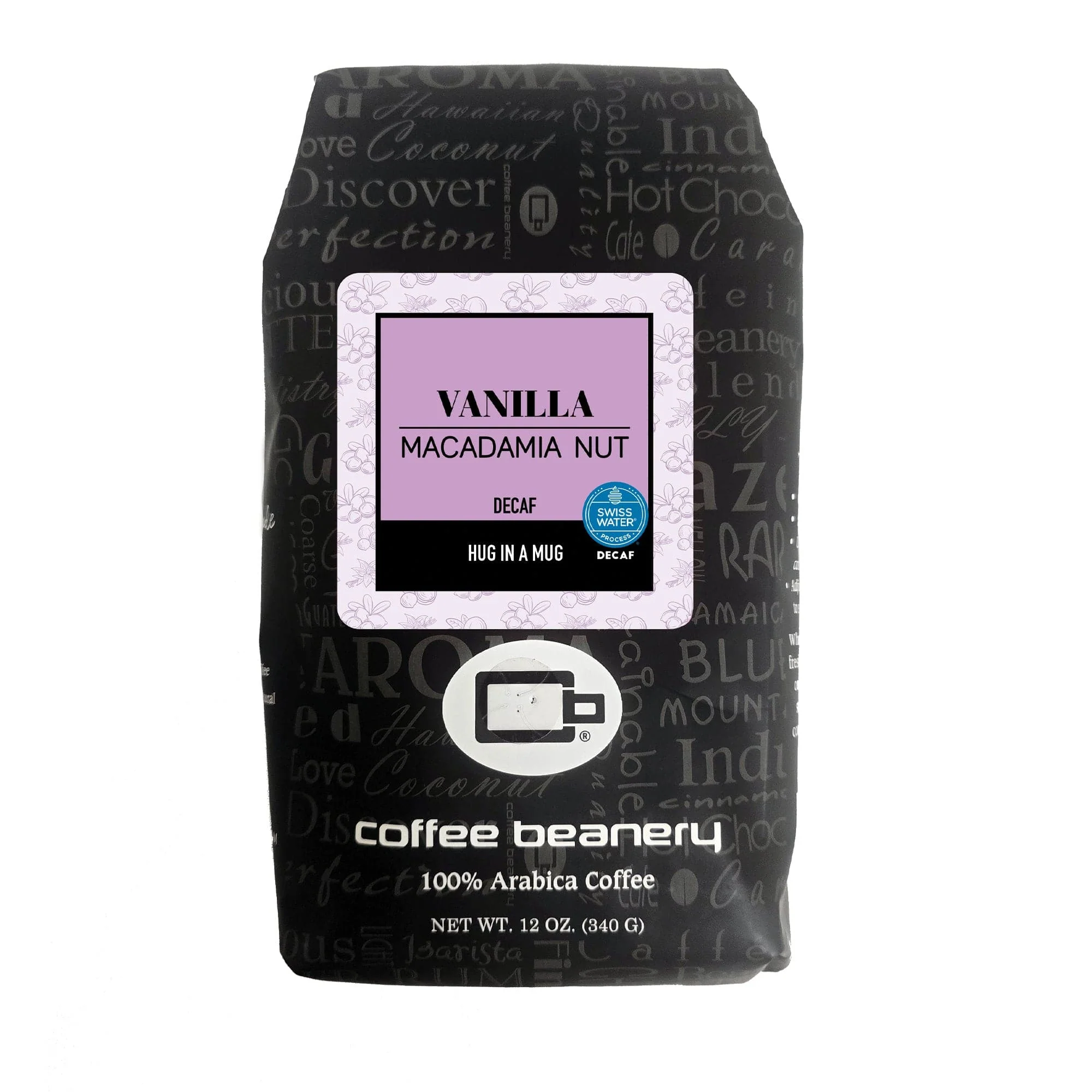 Vanilla Macadamia Nut Flavored SWP Decaf Coffee